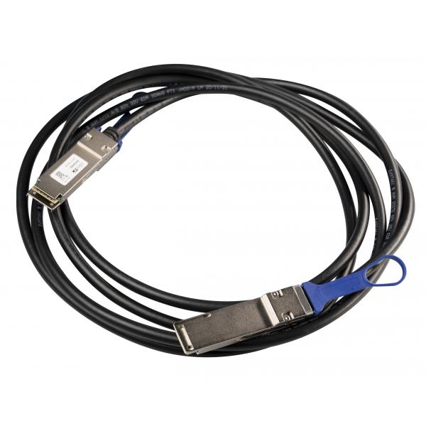 Mikrotik XQ+DA0003 cavo InfiniBand e in fibra ottica 3 m QSFP+ to QSFP+ / QSFP28 to QSFP28 Nero (MikroTik QSFP28 Direct Attach Cable 100G 3m - XQ+DA0003)