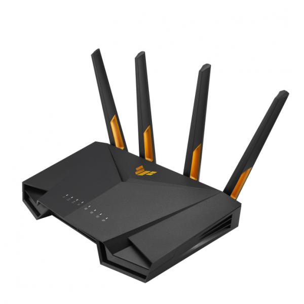 ASUS TUF Gaming AX3000 V2 router wireless Gigabit Ethernet Dual-band [2.4 GHz/5 GHz] Nero, Arancione (ASUS TUF Gaming AX3000 V2 - tr?dl?s ro)