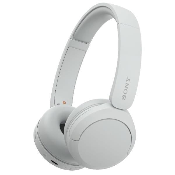Sony Cuffie Bluetooth wireless WH-CH520 - Durata della batteria fino a 50 ore con ricarica rapida, stile on-ear - Bianco (SONY WH-CH520/BZ WIRELESS STEREO HEADSET WHITE)