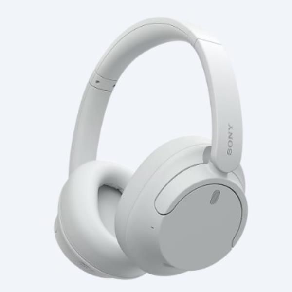 Sony WH-CH720N Cuffie Bluetooth wireless con cancellazione del rumore - Durata della batteria fino a 35 ore e ricarica rapida - Bianco (Sony WH-CH720N - hovedtelefoner med mi)