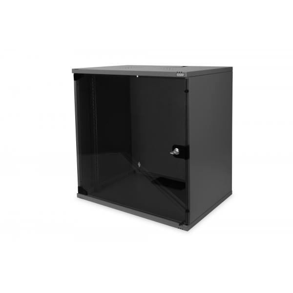 Digitus Alloggiamento a parete SOHO, smontato - 540 x 400 mm [L x P] (12U WALL RACK SOHO 595X540X400MM BLK)
