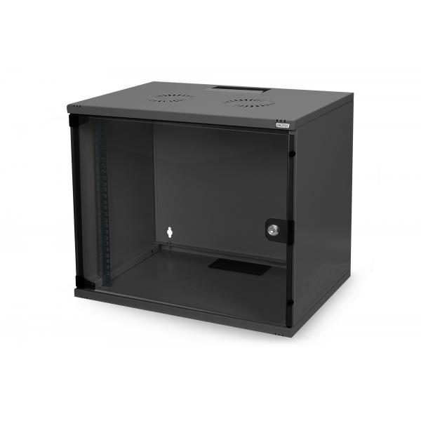 Digitus Alloggiamento a parete SOHO, smontato - 540 x 400 mm [L x P] (7U WALL RACK SOHO 370X540X400MM BLK)