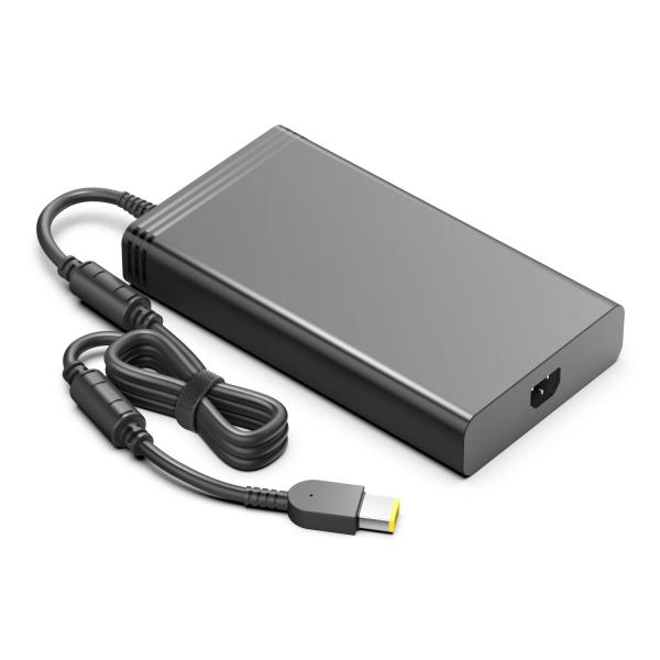 BTI 01FR044- -EU adattatore e invertitore Interno 230 W Nero (230W Gaming AC Adapter for Lenovo Legion Y7000 Y9000K Y520 R720. Lenovo slim connector. EU power cable)