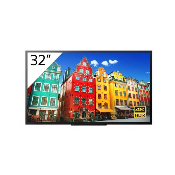 Sony FW-32BZ30J1 visualizzatore di messaggi Pannello piatto per segnaletica digitale 81,3 cm [32] LCD Wi-Fi 300 cd/m² 4K Ultra HD Nero Processore integrato (Sony 32 LED-bagbelyst LCD paneldispla)