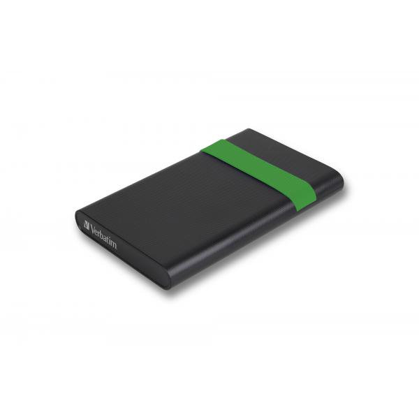 Verbatim 53112 disco rigido esterno 1 TB 5400 Giri/min 2.5 USB di tipo B 3.2 Gen 1 [3.1 Gen 1] Nero (VERBATIM MOBILE DRIVE 1TB RECERTIFIED USB 3.2)