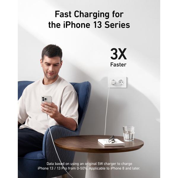 Anker 511 Charger [Nano Pro] offline only Telefono cellulare, Tablet Bianco USB Ricarica rapida Interno (Anker 511 Charger Nano Pro Wall Charge)