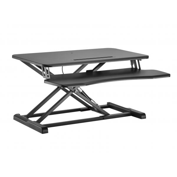 Equip 650840 Scrivania Nero (Monitor Mount / Stand Black - Desk - Warranty: 12M)