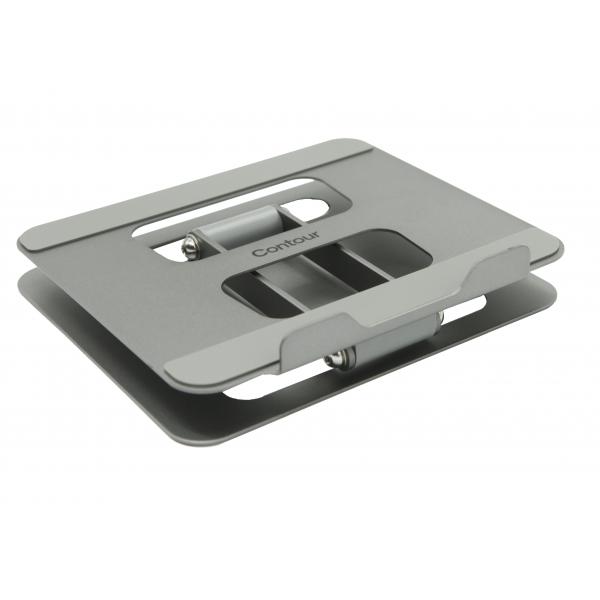 Contour Design Laptop Riser Supporto per computer portatile Grigio (Contour Laptop Riser - Steel [2years warranty])