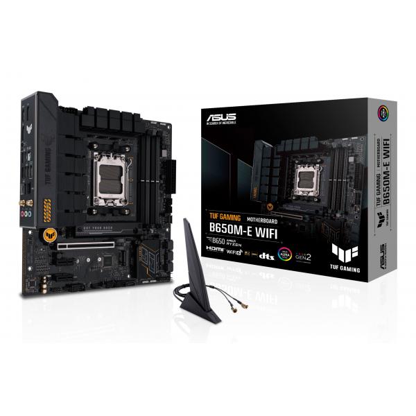 ASUS TUF GAMING B650M-E WIFI AMD B650 Socket AM5 micro ATX (ASUS Mainboard TUF GAMING B650M-E WIFI - micro ATX - Socket)