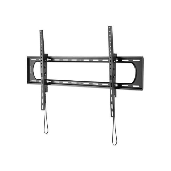 Manhattan 461931 Supporto TV a parete 3,05 m [120] Nero (TV & Monitor Mount, Wall, Tilt, 1 screen, Screen Sizes: 60-120, Black, VESA 50x50 to 900x600mm, Max 120kg, LFD, Lifetime Warranty)