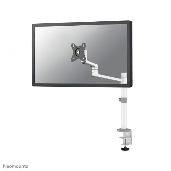 Neomounts DS60-425WH1 Braccio per monitor 17-27 - salvaspazio (Neomounts DS60-425WH1 - Mounting kit [articulating arm] - full-motion - for Monitor - steel - white - screen size: 17-27 - desk-mountabl