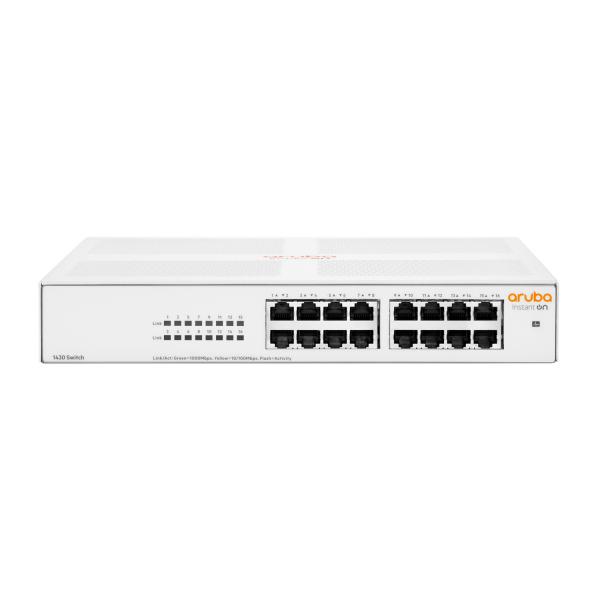 HPE Aruba Networking Aruba Instant On 1430 16G Non gestito L2 Gigabit Ethernet [10/100/1000] 1U Bianco (HPE Aruba Instant On - switch - Admini)