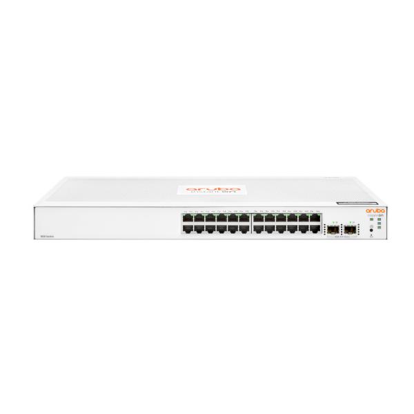 HPE Aruba Networking Aruba Instant On 1830 24G 2SFP Gestito L2 Gigabit Ethernet [10/100/1000] 1U (Aruba Switch IOn 1830 24G - 2SFP Europe - English - Warranty: 12M)