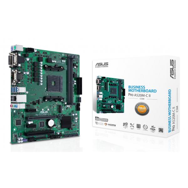 ASUS PRO A520M-C II/CSM AMD A520 Socket AM4 micro ATX (MB ASUS PRO A520M-C II/CSM)