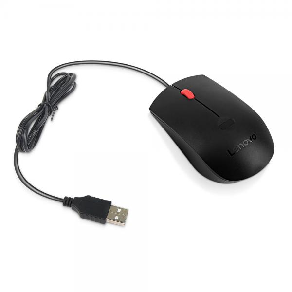 Lenovo 4Y51M03357 mouse Ufficio Ambidestro USB tipo A Ottico 1600 DPI (Mouse Ambidextrous Usb Type-A - Optical 1600 Dpi - Warranty: 12M)