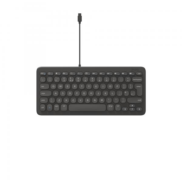 ZAGG Connect Keyboard 12C tastiera Universale USB QWERTY Inglese UK Nero (ZAGG CONNECT KEYBOARD - CHARCOAL UK) - Versione UK