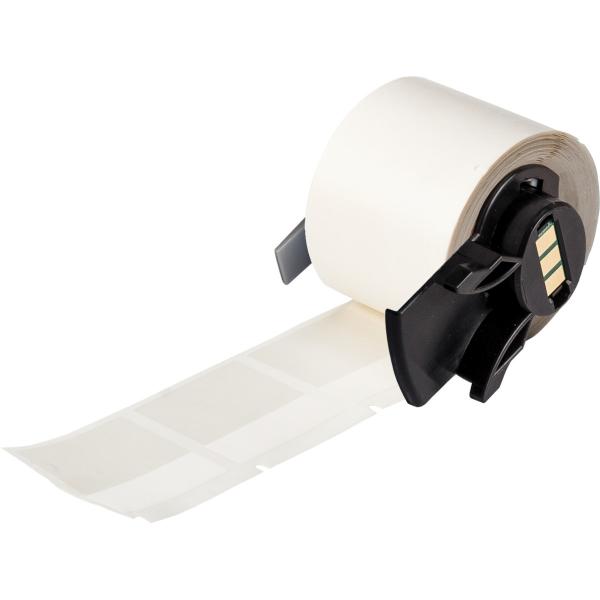 Brady M6-32-427 etichetta per stampante Trasparente, Bianco Etichetta per stampante autoadesiva (Self-laminating Vinyl Labels - for M611, M610 and M710)