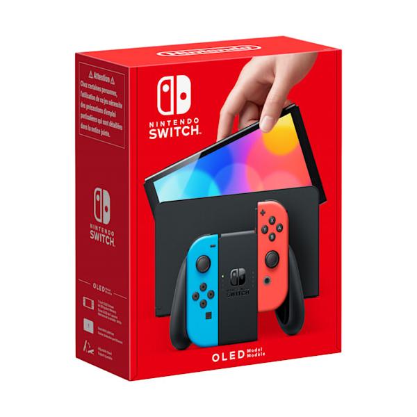 Nintendo Switch [modello Oled] Rosso neon/Blu neon, schermo 7 pollici (Switch Oled - Warranty: 12M)