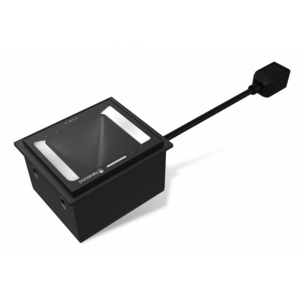 Newland FM3281 Grouper Lettore di codici a barre integrato 1D/2D CMOS Nero (FM3281 2D Mega Pixel Fixed - Mounted Reader, NFC, IP67 - with 2 mtr. USB extension cable. - Warranty: 60M)