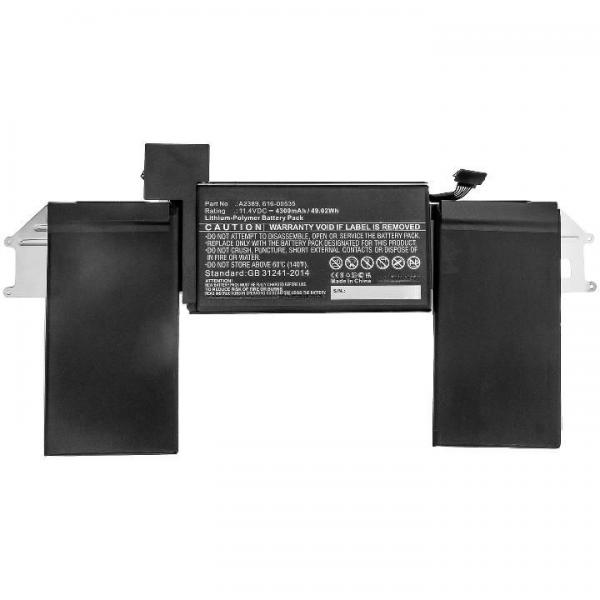 CoreParts MBXAP-BA0075 ricambio per laptop Batteria (Laptop Battery for Apple - 49.02Wh 11.4V 4300mAh Laptop - Battery for MacBook 49.02Wh Li-Polymer 11.4V 4300mAh for Apple MacBook Air - Warranty: 1