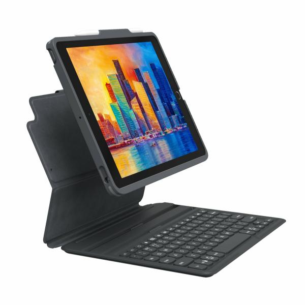 ZAGG Pro Keys tastiera Universale Bluetooth QWERTY Inglese Grigio (ZAGG KEYBOARD PROKEYS - IPAD 10.9IN [10TH GEN]/A16 BLACK) - Versione UK
