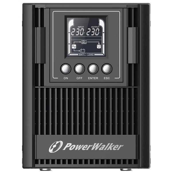 PowerWalker VFI 1000 AT FR gruppo di continuità [UPS] Doppia conversione [online] 1 kVA 900 W 3 presa[e] AC (VFI 1000 AT FR - VFI 1000 AT FR, - Double-conversion [Online], 1 kVA, 900 W, Pure sine, 80