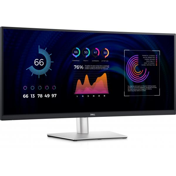 DELL P Series P3424WE Monitor PC 86,7 cm [34.1] 3440 x 1440 Pixel 4K Ultra HD LCD Nero (34 Curved USB-C Hub Monitor - P3424WE - 86.5cm [34])