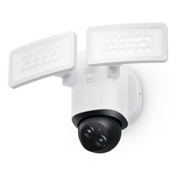 Eufy E340 Cupola Telecamera di sicurezza IP Interno e esterno 3072 x 1620 Pixel Soffitto/muro (Anker Eufy Floodlight Cam E340 White)