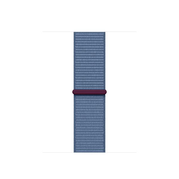 Apple MT583ZM/A accessorio indossabile intelligente Band Blu Nylon, Poliestere riciclato, Spandex (-APPLE WATCH 41 WINTER BLUE SL)