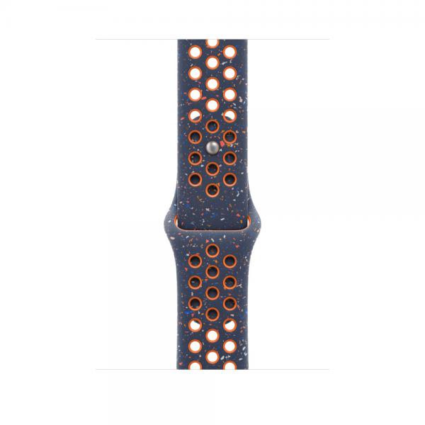 Apple Cinturino Nike Sport Blue Flame [45 mm] - M/L (-APPLE WATCH 45 BLUE FLAME NSB M/L)