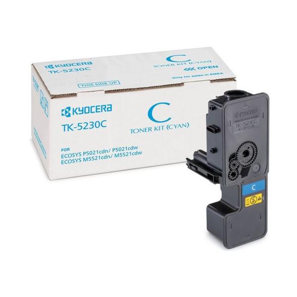 KYOCERA TK-5230 cartuccia toner 1 pz Originale Ciano (Tk-5230C Toner Cartridge 1 - Pc[S] Original Cyan - Warranty: 12M)