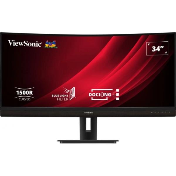 Viewsonic VG3456C Monitor PC 86,4 cm [34] 3440 x 1440 Pixel UltraWide Quad HD LED Nero (LED monitor - QHD 34 inch curved 21:9)