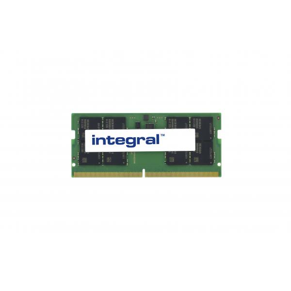 Integral CT32G56C46S5-IN memoria 32 GB 1 x 32 GB DDR5 262-pin SO-DIMM (32GB LAPTOP RAM MODULE DDR5 5600MTs PC5-44800 UNBUFFERED NON-ECC SODIMM 1.1V 2GX8 CL46 INTEGRAL)