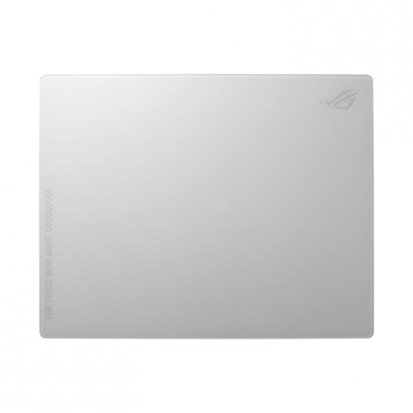 ASUS ROG Moonstone Ace L Tappetino per mouse per gioco da computer Bianco (ASUS ROG Moonstone Ace L Glass Gaming Mouse Pad, White)