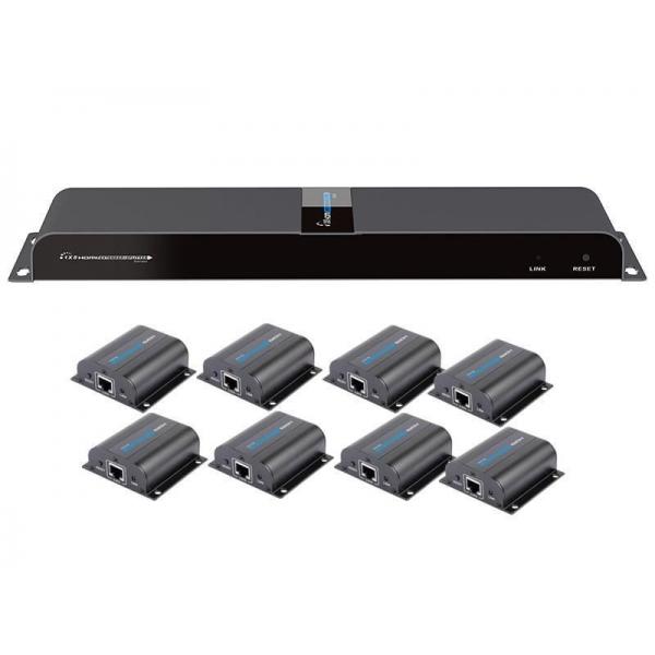 Techly Extender Splitter HDMI 1x8 con IR su Cavo Cat. 6 fino a 40m IDATA EX-HL81TY (Hdmi 1X8 Extender Splitter - Over Cat6/6A/7 50M With Ir - Pass-Back Idata Ex-Hl81Ty - Warranty: 12M)