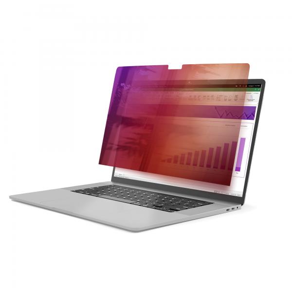 StarTech.com Filtro Privacy per MacBook Pro 14 M1 M2 M3 M4, schermo protettivo con riduzione della luce blu, doppia finitura antiriflesso opaca o lucida effetto oro, reversibile (14IN MACBOOK PRIVACY