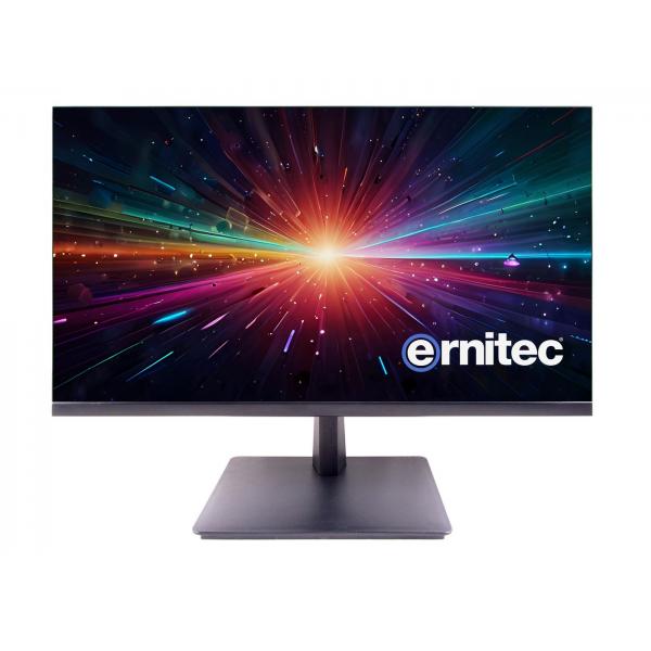 Ernitec 0070-24124-F Monitor PC 61 cm [24] 1920 x 1080 Pixel Full HD LCD Nero (24 Surveillance monitor - frameless. For 24/7 Use, - 1080P Resolution 1 x HDMI 2.0, 1 x Display Port, 2 x Speakers - War