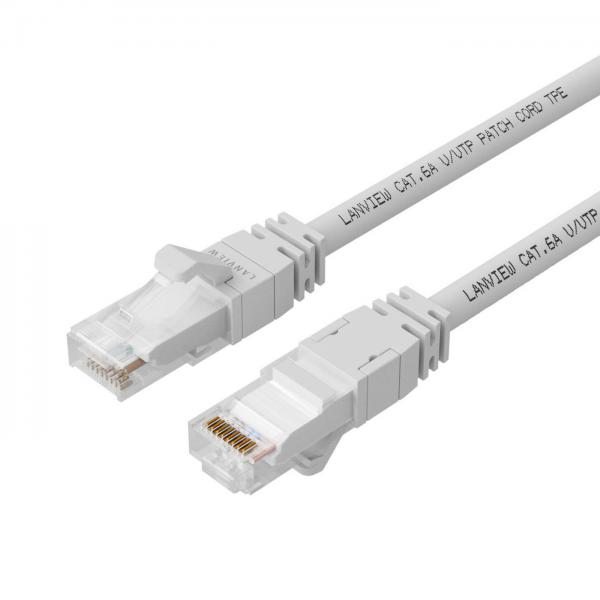 Lanview LV-UTP6A30W cavo di rete Bianco 30 m Cat6a U/UTP [UTP] (CAT6A UTP 30m White LSZH, - HIGH-FLEX - Warranty: 300M)