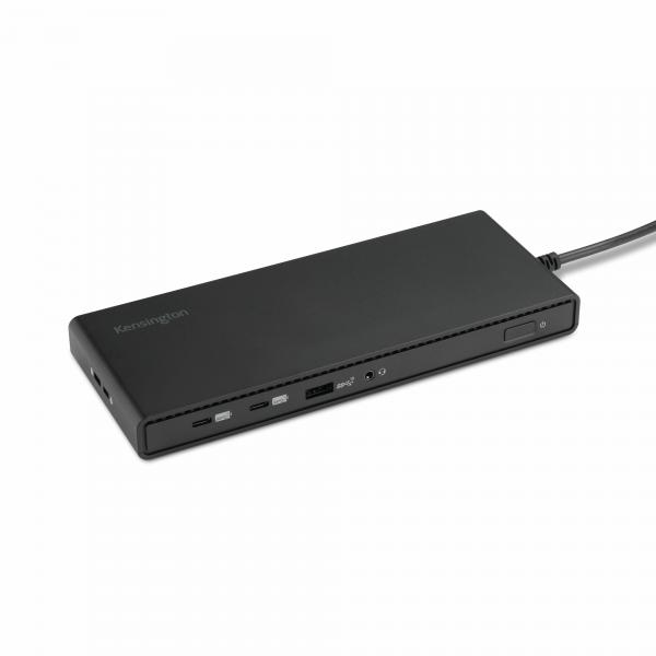 Kensington Docking station SD4842P EQ, con USB-C 10 Gb/s, tripla uscita video, senza driver e 100 W PD (Kensington SD4842P EQ - Docking station - USB-C / USB4 / Thunderbolt 3 / Thunderbolt 4 - 2 x HD