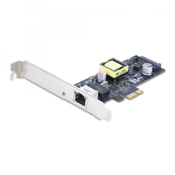 StarTech.com Scheda di rete PoE NBASE-T a 1 porta da 2,5 Gbps, Intel I225-V, 802.3af/at PoE+ Multi-Gigabit NIC, scheda LAN PCI Express Server, Interfaccia Ethernet alimentata SATA (1-PORT 2.5GBPS NET
