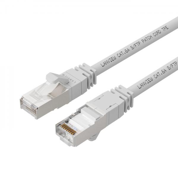 Lanview LV-SFTP6A25W cavo di rete Bianco 25 m Cat6a S/FTP [S-STP] (CAT6A S/FTP 25m White LSZH, - HIGH-FLEX - Warranty: 300M)