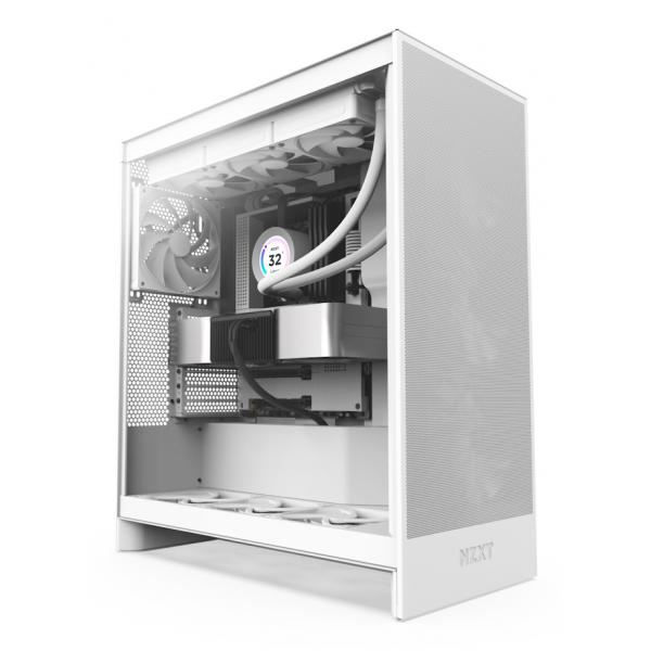 NZXT H7 Flow Midi Tower Bianco (NZXT H7 FLOW MID TOWER CASE WHITE)