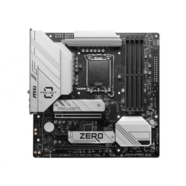 MSI B760M PROJECT ZERO scheda madre Intel B760 LGA 1700 micro ATX (MSI 1700 B760M PROJECT ZERO)