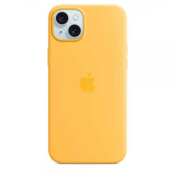 Apple Custodia MagSafe in silicone per iPhone 15 Plus - Sole (^IPHONE 15 PLUS SI CASE SUNSHINE)