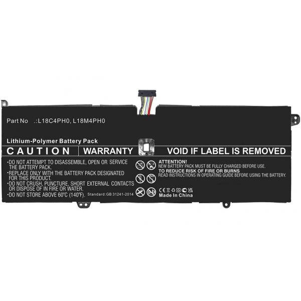 CoreParts MBXLE-BA0338 ricambio per laptop Batteria (Laptop Battery for Lenovo - 57.99Wh 7.6V 7630mAh Battery - for Lenovo Notebook, Laptop, 58Wh Li-Polymer 7.6V 7630mAh, Black for Yoga - Warranty: 1