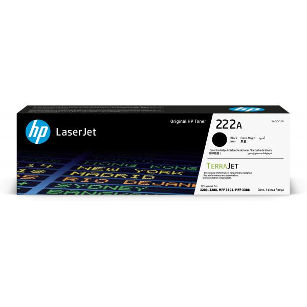 HP Cartuccia toner originale LaserJet 222A nero (HP 222A - sort - original - LaserJet -)