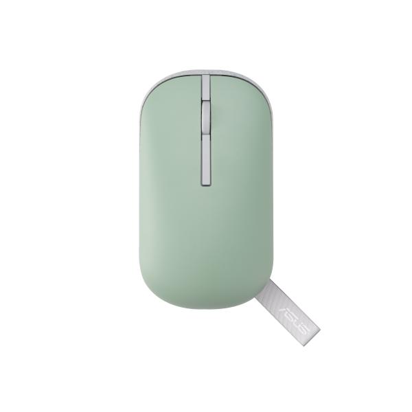 ASUS Marshmallow MD100 mouse Ufficio Ambidestro RF senza fili + Bluetooth Ottico 1600 DPI (MD100 MOUSE/BG)