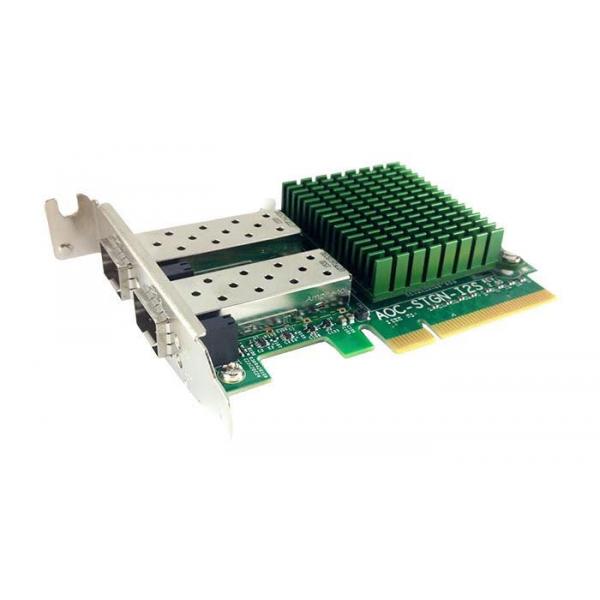 Supermicro AOC-STGN-I2S scheda di rete e adattatore Interno Fibra (SUPERMICRO NIC 10GB 2 PORTS PCIe 2.0 x8,LOW PROFILE)
