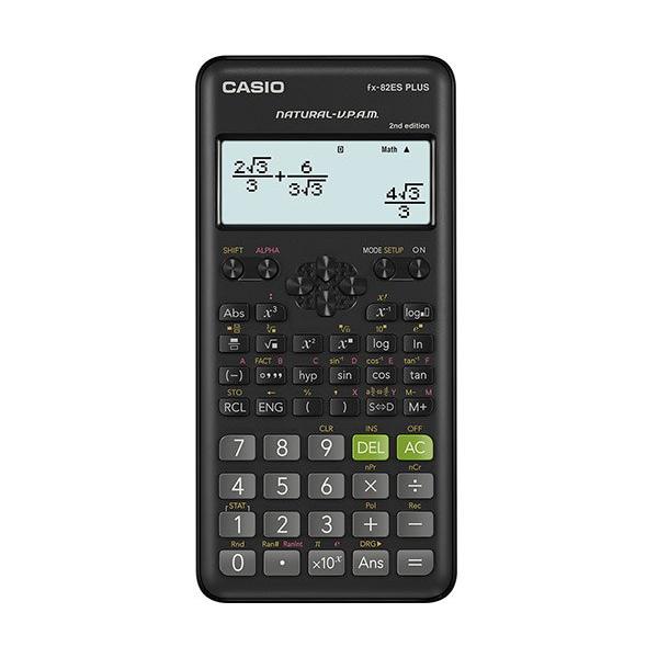 Casio FX-82ES PLUS-2 calcolatrice Tasca Calcolatrice scientifica Nero (Fx-82Es Plus-2 Calculator - Pocket Scientific Black - Warranty: 12M)