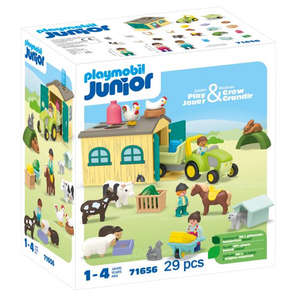 Playmobil 71656 set da gioco (Farm Adventure with Trac tor, Trailer,)
